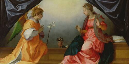 The Annunciation (Andrea del Sarto) - Muzeo.com
