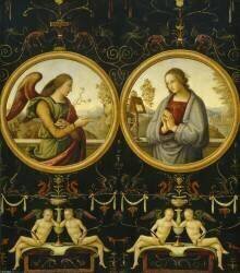 The Annunciation (Giannicola di Paolo) - Muzeo.com