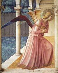 The Annunciation (detail) (Fra Angelico) - Muzeo.com