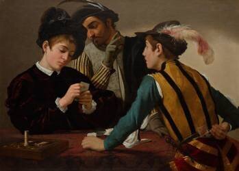 The Cardsharps (Caravaggio) - Muzeo.com
