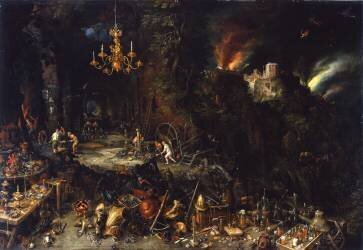 The fire (Jan Brueghel the Elder) - Muzeo.com