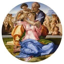 The Holy Family (Michelangelo Buonarroti) - Muzeo.com