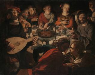 The Marriage at Cana (Jan Cornelisz Vermeyen) - Muzeo.com