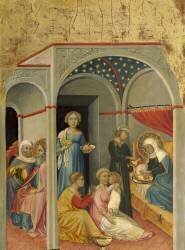 The Nativity of the Virgin (Andrea di Bartolo) - Muzeo.com