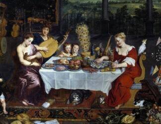 The taste (Jan Brueghel the Elder) - Muzeo.com