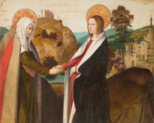 The Visitation (Josse Lieferinxe) - Muzeo.com