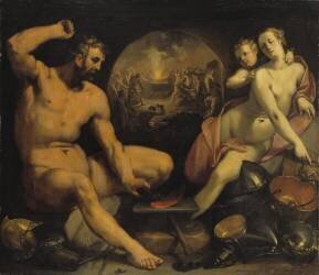 Venus and Vulcan (Cornelis van Haarlem) - Muzeo.com