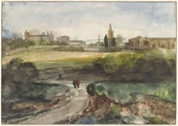 Campagne romaine (François-Marius Granet) - Muzeo.com