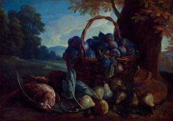 Des prunes, des figues et des bécasses (Alexandre-François Desportes) - Muzeo.com