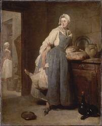 La Pourvoyeuse (Jean Siméon Chardin) - Muzeo.com