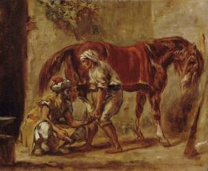 Le Maréchal-Ferrant (Eugène Delacroix) - Muzeo.com