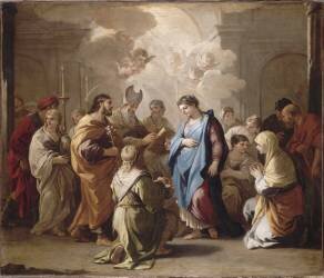 Le mariage de la Vierge (Luca Giordano) - Muzeo.com