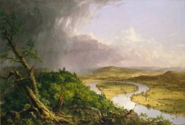 View from Mount Holyoke, Northampton, Massachusetts, after a Thunderstorm—The Oxbow (Thomas Cole) - Muzeo.com