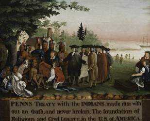 Penn's Treaty with the Indians (Edward Hicks) - Muzeo.com