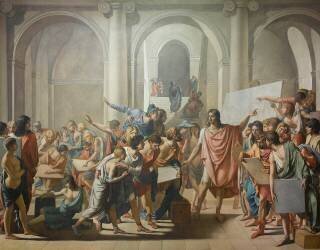 L'école d'Apelles (Jean Broc) - Muzeo.com