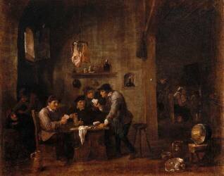L'Estaminet (David Teniers the Younger) - Muzeo.com