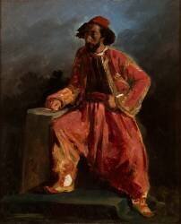 Turc assis (Eugène Delacroix) - Muzeo.com