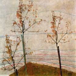 Autumn Trees (Egon Schiele) - Muzeo.com