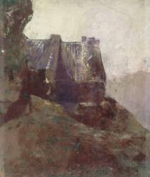 Chaumière bretonne (Odilon Redon) - Muzeo.com