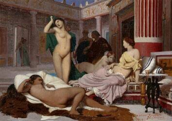 Intérieur grec (Jean-Léon Gérôme) - Muzeo.com