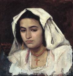 Jeune romaine (Carolus-Duran) - Muzeo.com