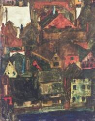 Krumau (Egon Schiele) - Muzeo.com
