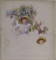 La cueillette (Auguste Renoir) - Muzeo.com