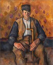 Seated peasant (Paul Cézanne) - Muzeo.com