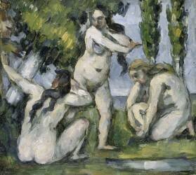 Trois baigneuses (Paul Cézanne) - Muzeo.com