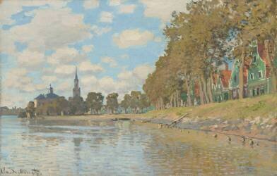 Zaandam (Hollande) (Claude Monet) - Muzeo.com