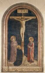 Le Calvaire avec saint Dominique (Fra Angelico) - Muzeo.com