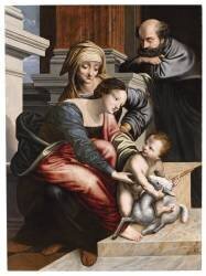 Sainte Famille (Jan Sanders van Hemessen) - Muzeo.com