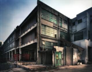 Construction site and abandoned building (Julian Calverley) - Muzeo.com