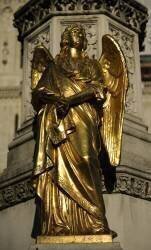 Golden angel (Anton Dominik Fernkorn) - Muzeo.com