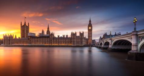 London Palace of Westminster Sunset (Merakiphotographer) - Muzeo.com