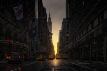 Manhattanhenge (David Martin Castan) - Muzeo.com