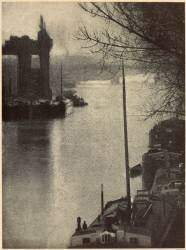 The Seine at Clichy (Robert Demachy) - Muzeo.com