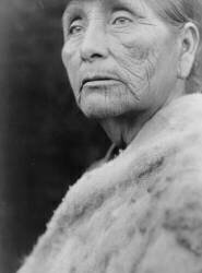 Hupa Woman (Edward S. Curtis) - Muzeo.com
