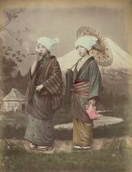 Japanese Travellers (Kusakabe Kimbei) - Muzeo.com