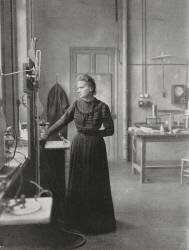 Marie Curie in her Laboratory (anonymous) - Muzeo.com