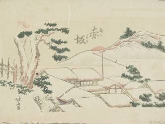 Akasaka (Hokusai) - Muzeo.com