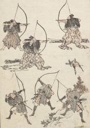 Archers (Hokusai) - Muzeo.com