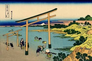 Bay of Noboto (Hokusai) - Muzeo.com