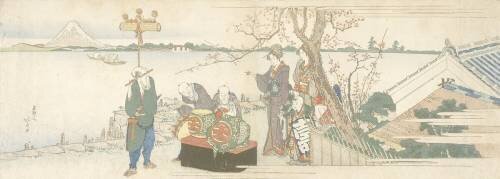 Daikagura Performers (Hokusai) - Muzeo.com