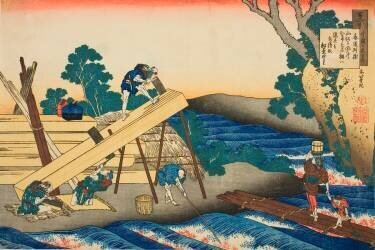 Harumichi no Tsuraki (Hokusai) - Muzeo.com