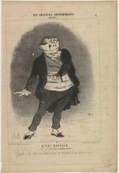 Henri Monnier (1799-1877) (Honoré Daumier) - Muzeo.com