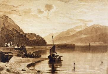 Inverary Pier (Joseph Mallord William Turner) - Muzeo.com
