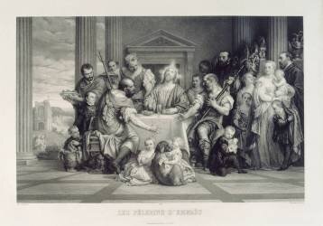 Les pèlerins d'Emmaüs (Paolo Caliari) - Muzeo.com