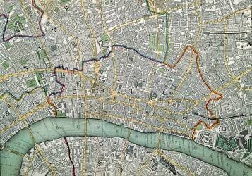 Map of London (Charles Knight) - Muzeo.com