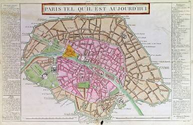 Map of Paris (French School) - Muzeo.com